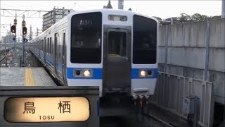 鹿児島本線415系鳥栖行（熊本→鳥栖）車窓