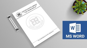 MS Word Tutorial: How to Make Letterhead Design in Microsoft Word ⬇ FREE DOWNLOAD