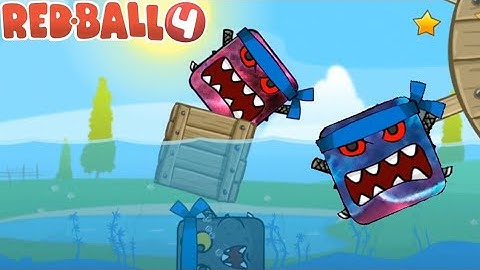 Red Ball 4 - Gameplay Walkthrough Part 8 - All Levels/Chapters/Episodes (iOS, Android) #reels