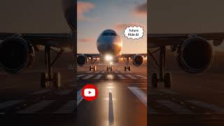 The Golden Sunset Takeoff: AI Future Ride ✈️🌅#shorts