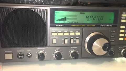USAF Emergency Action Message (EAM) received on 4724 KHz USB