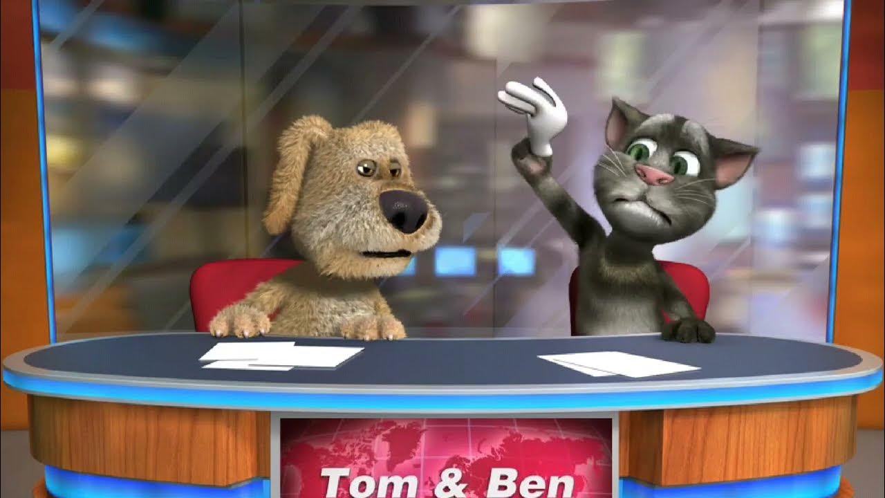 Включи том и бен. Новости том и Бен 2012. Talking Tom and Ben. Talking Tom & Ben News - том и Бен телеведущие. Talking Tom and Ben News.