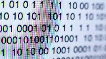 Time Lapse Of Binary Code Stock Video