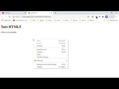 Tutoriel HTML Afficher le code source d’une page web -7