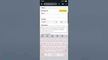 SLH 2025 Amazon Wishlist Creation for Mobile