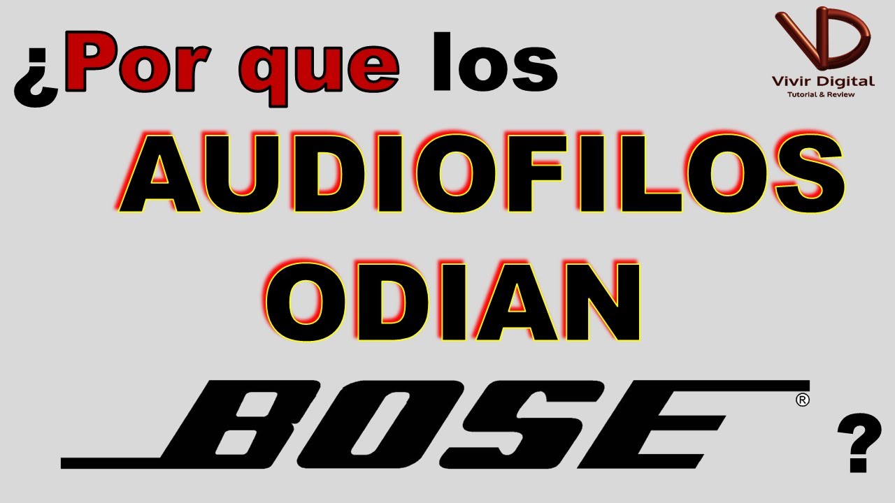 Equipo de audio BOSE es amado u odiado ¿porqué?