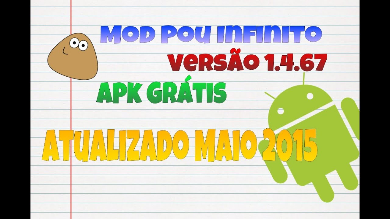 POU com moedas infinitas  Download grátis, Jogos para celular, Jogo pou