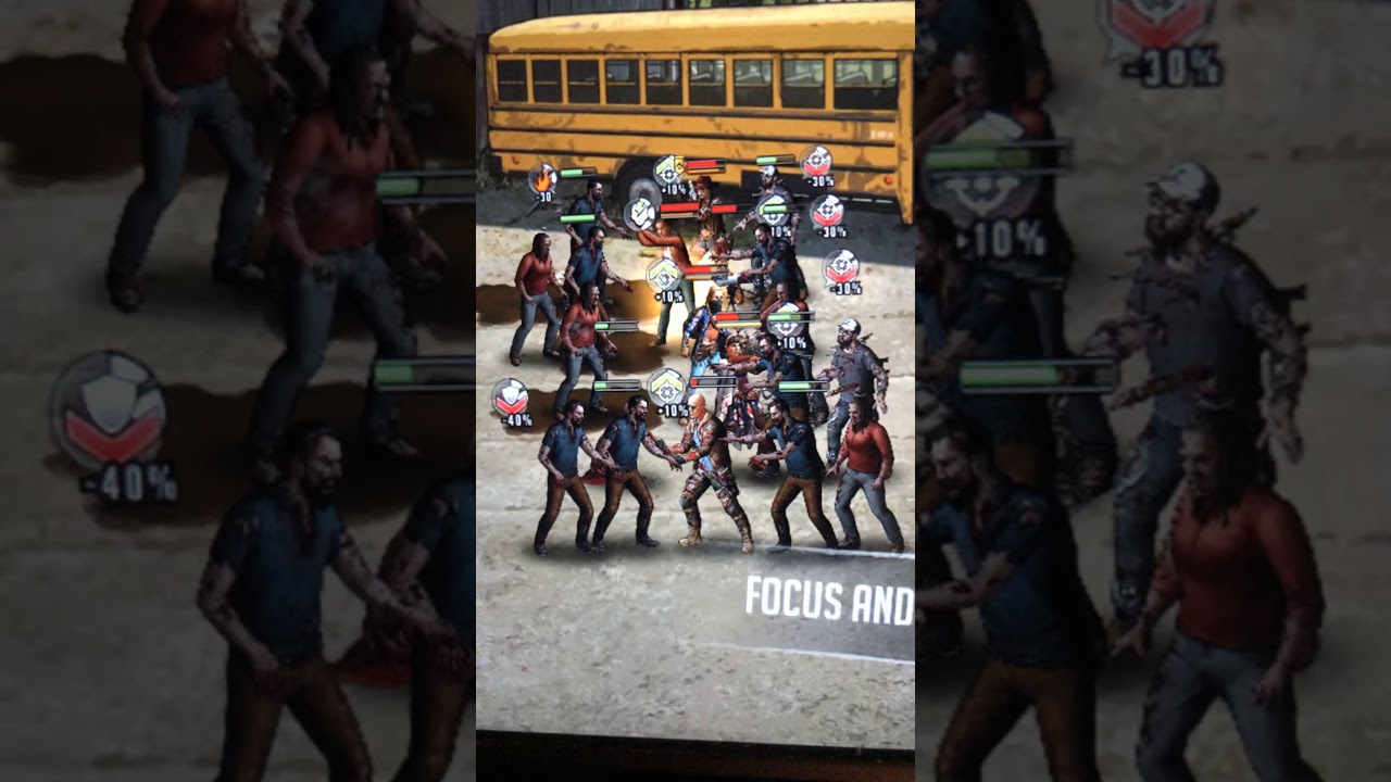 TWD Road To Survival: Walker Hordes Gameplay