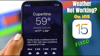 Fixed: Weather Apps or Widgets on iOS 15! [How to] screenshot 1