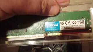 Crucial CT8G4DFS824A Memoria da 8 GB, DDR4, 2400 Mhz PC4 19200, Single Rank x 8, DIMM, 288 Pin unbox