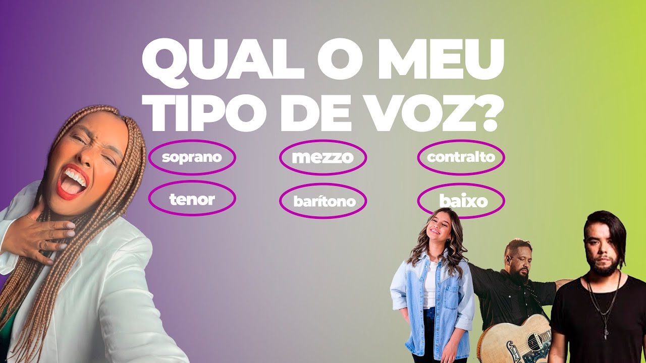 👉 Qual o Meu Tipo de Voz? Descubra em Poucos Minutos! 🎤 (Soprano, Contralto, Tenor…)