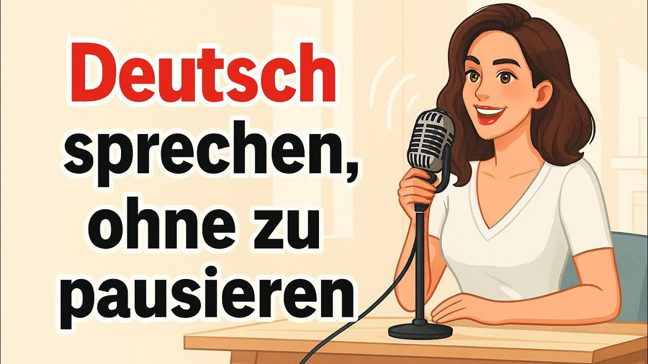 Deutsch sprechen ohne Pause – so klingst du endlich fließend! 💬🔥🇩🇪  
