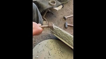 Best skilled worker Carving stone with simple tool 💯