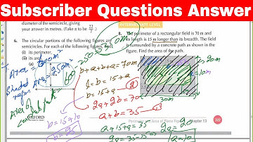 The perimeter of a rectangular field is 70 m and its length is 15 m longer || Basic Mathematics