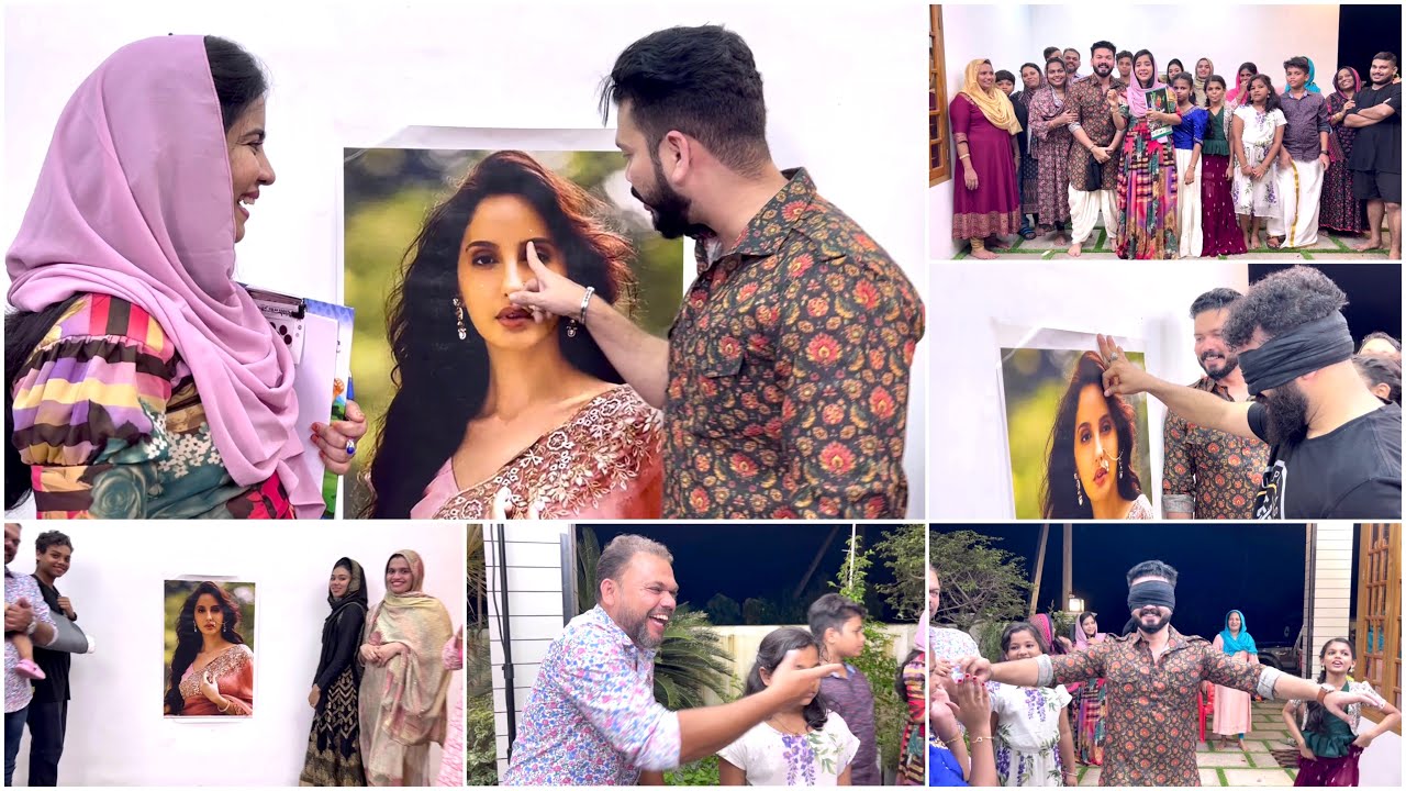 NORA FATEHI kku Pottu Thodal 🤣 | Onam Games 😍 | Mashura | Basheer Bashi | Suhana