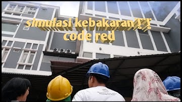 Simulasi Kebakaran || Code red #RumahSakit Sriwijaya