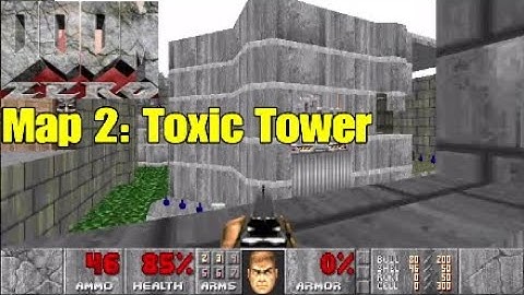 Doom Zero (100%) Walkthrough: Map 2 - Toxic Tower