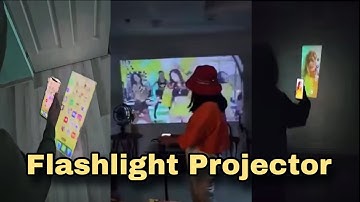 "moBile flashLight videO proJector| In AnY moBile | flashLight viDeo ProJector apP tuTorial" #mrmssn