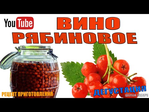 Рябиновое Вино! Рецепт приготовления! Дегустация!