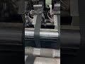 Weaving narrow tapes with recycled polyester yarn, promoting sustainability.