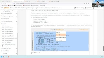 ITS148/228 Video 18/14 Spring 2022 Binary Search Tree Assignment 5