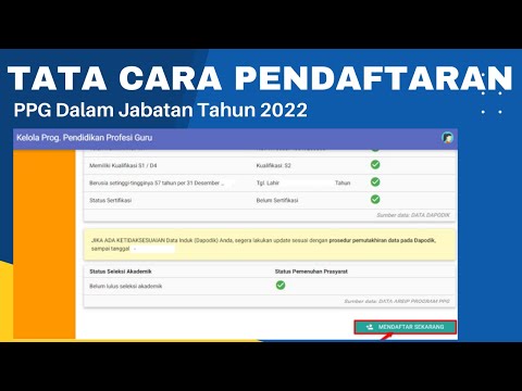 Tata Cara Daftar PPG 2022 Lewat SIMPKB dan Alur Pendaftaran PPG Daljab 2022 melalui Aplikasi SIM PKB