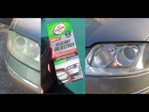 How to RESTORE your headlights for $10! Turtle Wax Headlight