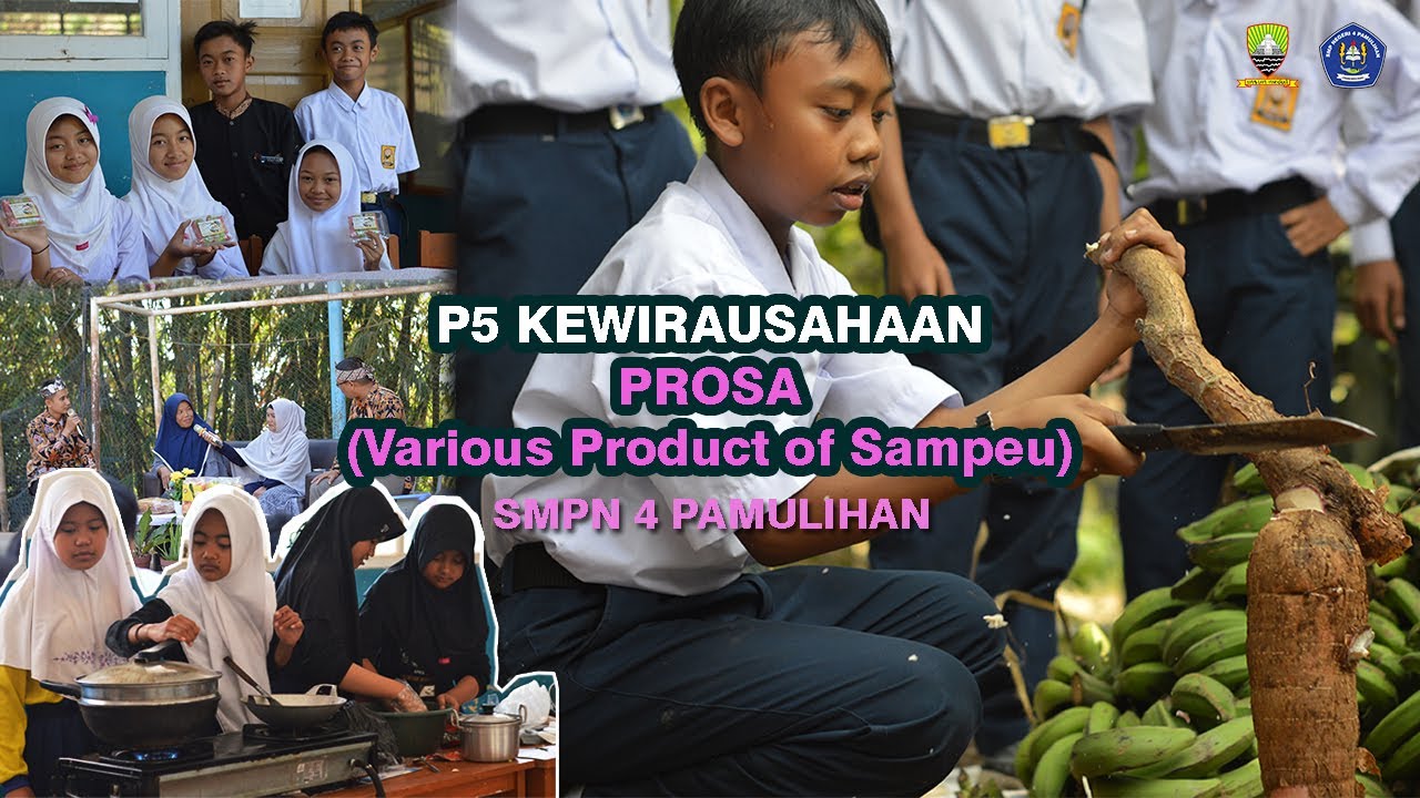 P5 Kewirausahaan SMPN 4 Pamulihan tahun ajaran 2023/2024: Membuat Aneka Olahan Singkong