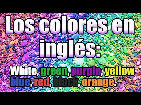 Los Colores En Inglés Con Enfóque En Pronunciación Youtube