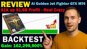 AI Golden Jet Fighter GTX MT4 "This EA Made $1.6 Billion?! From Just $1K?!" Real Crazy | EcomForex