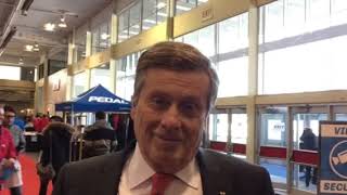 Interview with Toronto Mayor John Tory at the 2019 TO Bicycle Show