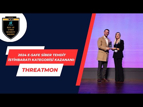 2024 e-Safe Siber Tehdit İstihbaratı Kategorisi Kazananı: ThreatMon