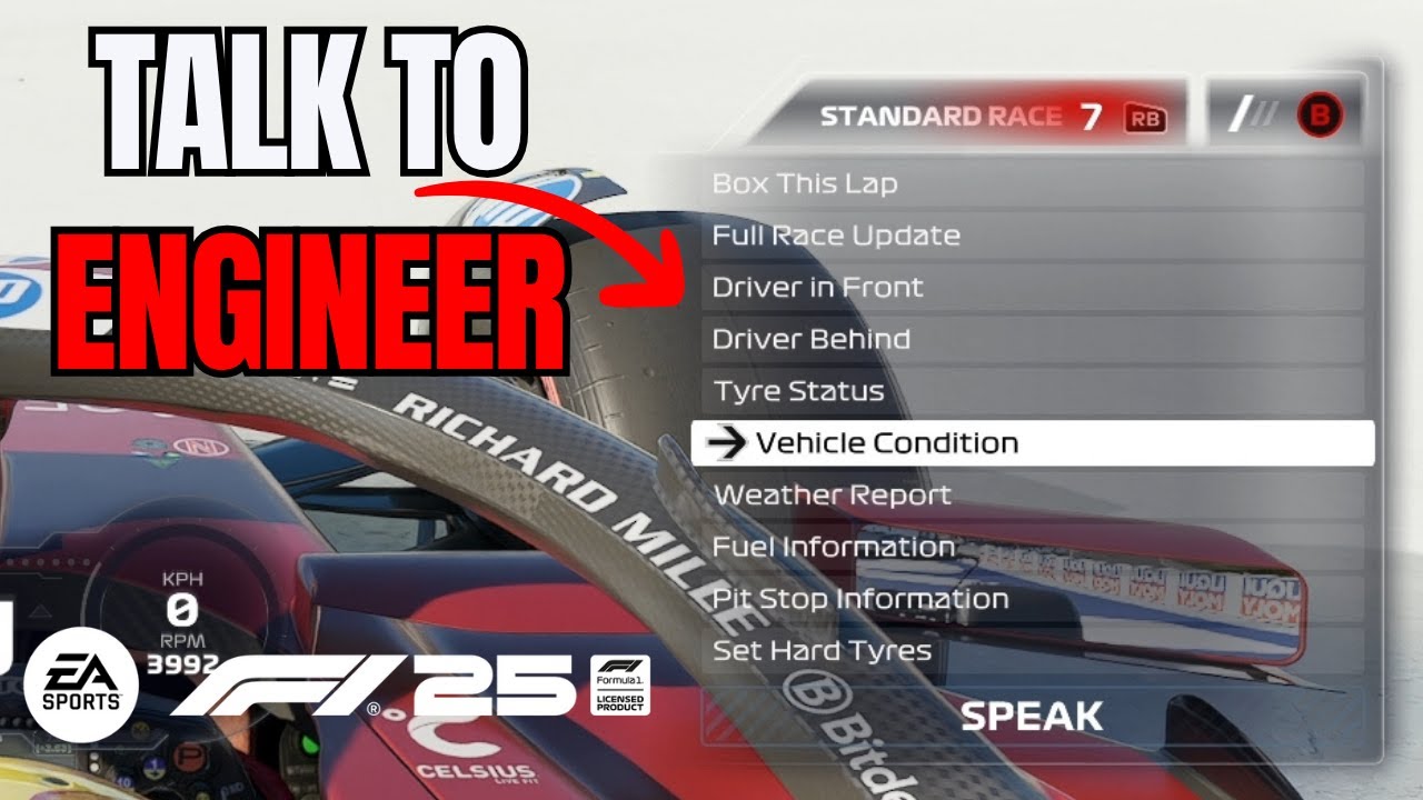 How to Use Voice Commands & Talk to Engineer in F1 25 (Turn ON Voice ...