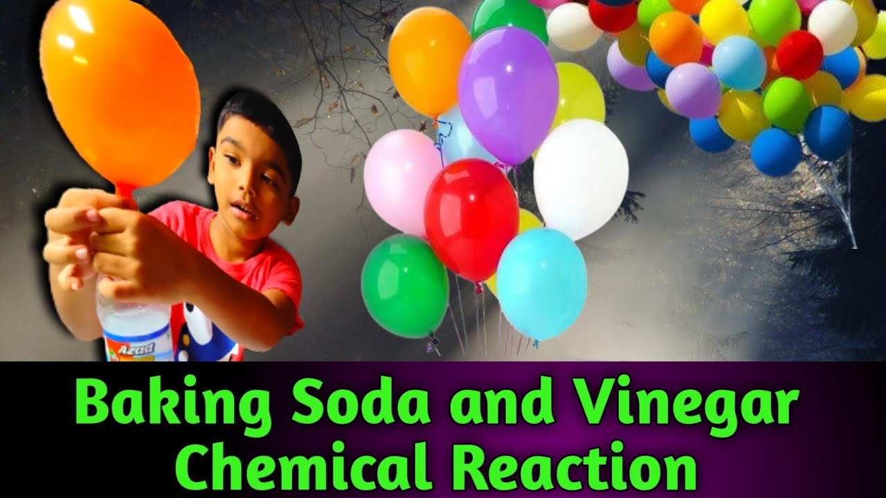 Baking Soda and Vinegar Chemical Reaction Adhi & Devus YouTube