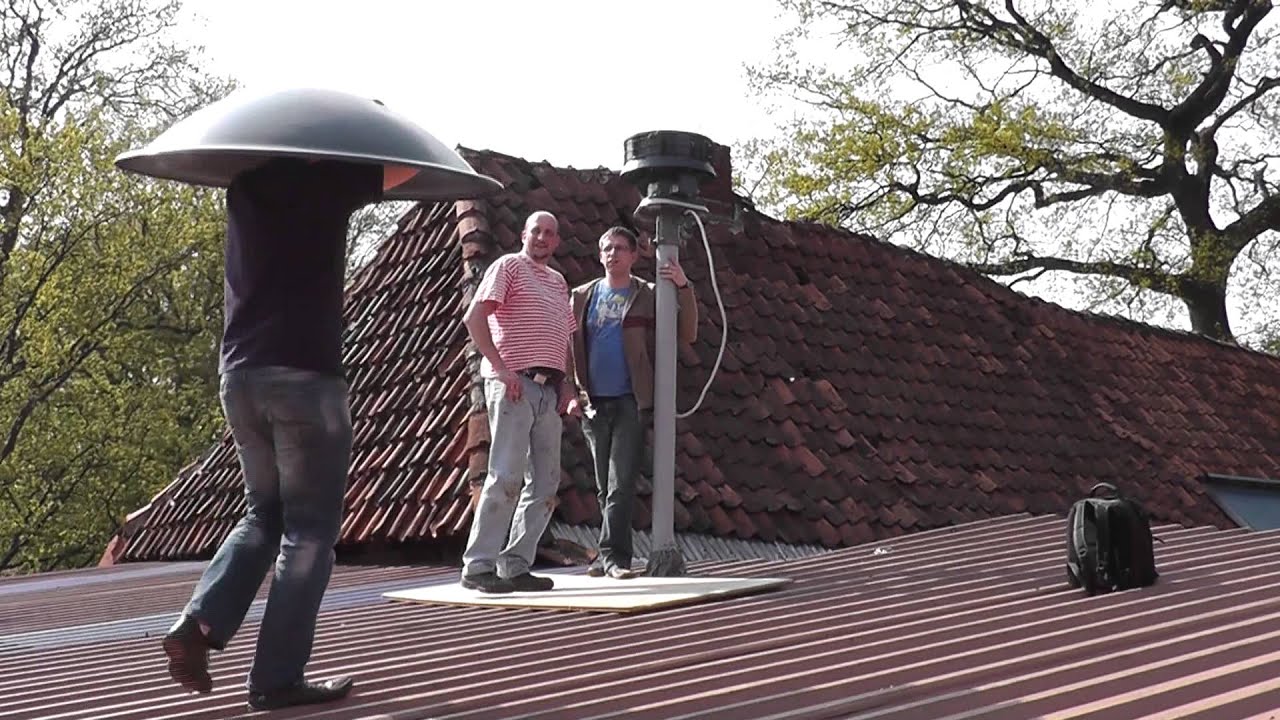 Mastmontage einer E57