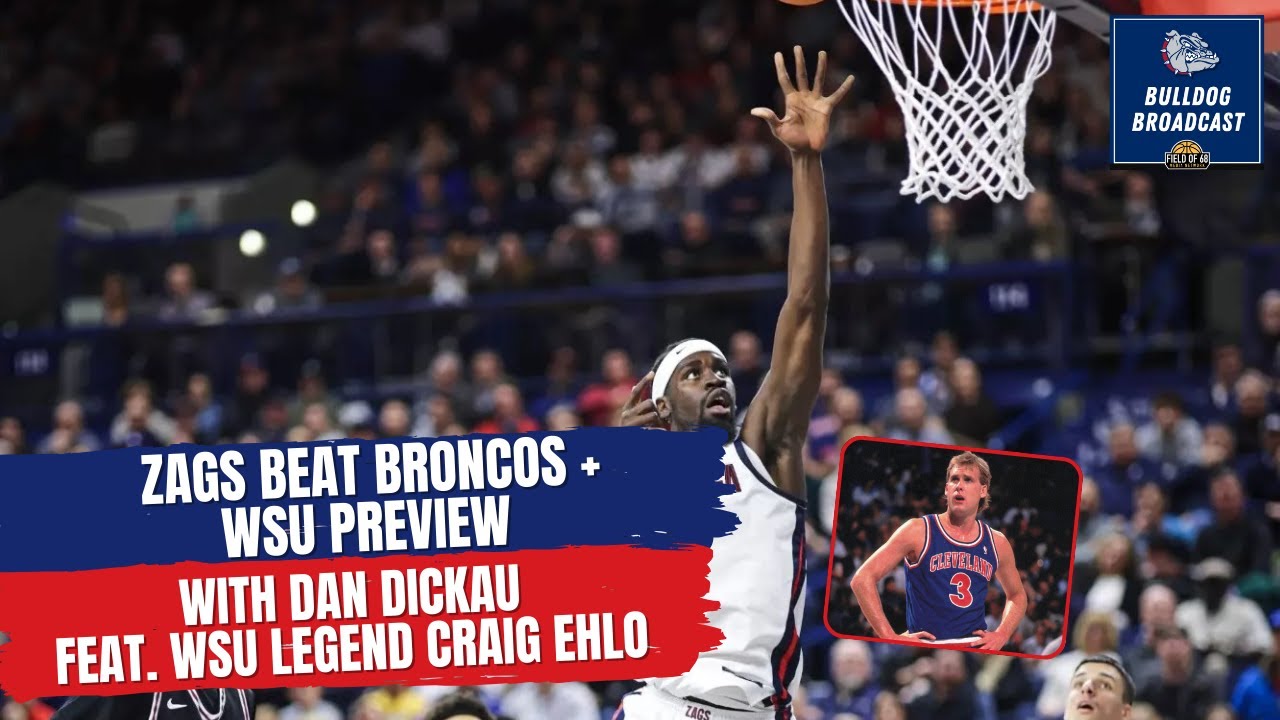 Gonzaga Beats Santa Clara + WSU Preview with Craig Ehlo