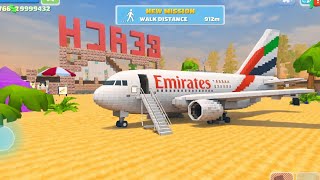 EMIRATES Airline at Beach in Party Craft 😱✈️ | School Party Craft Gameplay screenshot 3