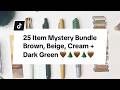 Packing an Earth Tone Mystery Bundle 🌲🤎