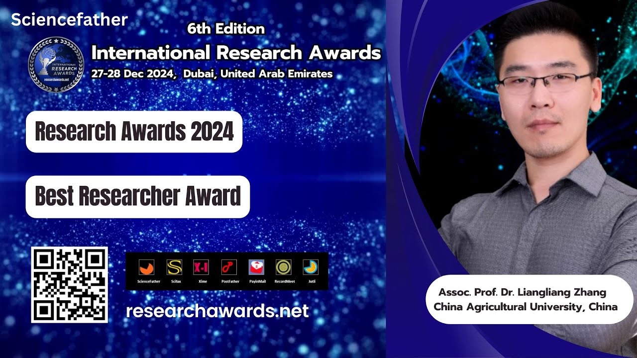 Assoc Prof Dr Liangliang Zhang | China Agricultural University | China | Best Researcher Award