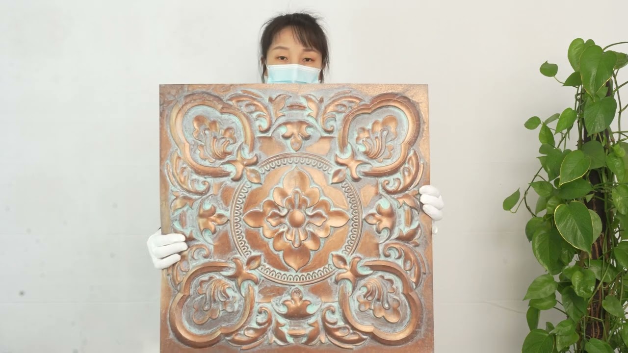 PL30 Weather copper ceiling tiles