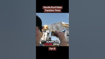 Skoolie Roof Raise Transition - Part 8. Beginning the welding process.#skoolie #diy #welding #rv