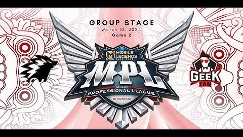ONIC vs Geek Fam GAME 2 MPL ID S13 Group Stage Week 1 Day 3 |  ONIC VS GEEK