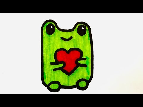 Как нарисовать лягушку