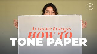 How To Tone Paper Diy Academy Of Fine Art Germany