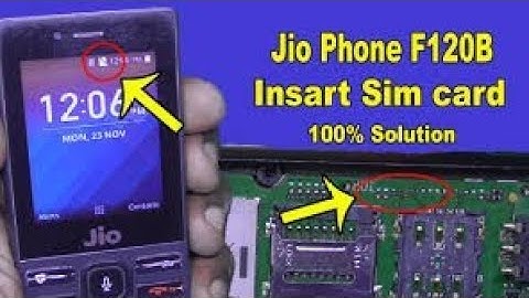 JIO F120B INSERT SIM PROBLEM 100% SOLUTION IN HINDI #mahir Enterprise