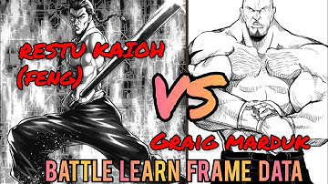 #Tekken7 Season4 [BATTLE LEARN FRAME DATA] - Retsu Kaioh (#Fengwei) Vs Marduk