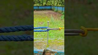 Amazing Rope & Ring Knot Technique ✅🙏#shorts #shortsfeed #viral