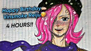 Vinsmoke Reiju Birthday Special Drawing - Anime Hype