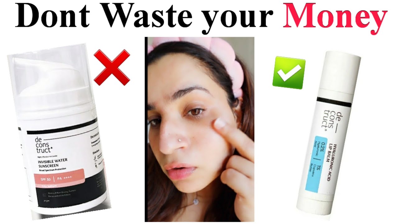 Trying Deconstruct’s NEW Invisible Sunscreen & Lip Balms | Honest ...