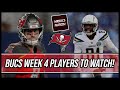 Tampa Bay Buccaneers | Buccaneers vs Chargers PLAYERS TO WATCH!